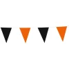 New Globos Europe B.V. Vimpelguirlande Sort/Orange