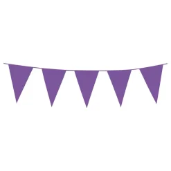 Boland Party Partners B.V. Vimpelguirlande Stor Lilla - Oppyntning|Flag