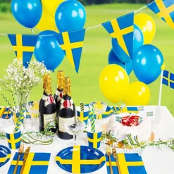 New Hisab/Joker Company AB Vimpelguirlande Svenske Flag