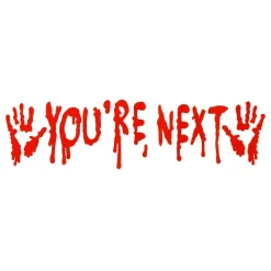 Clearance PartyDeco sp. z o.o. Vinduesstickers You're Next