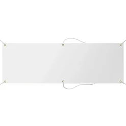 Partyking AB Vinyl Banner Hvid - Oppyntning|Hjem & Husholdning