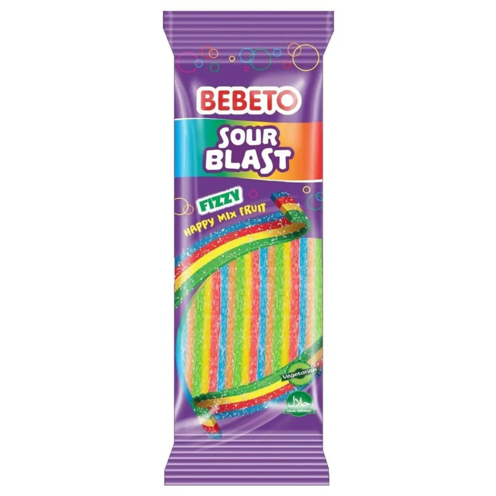 ERT Godis AB Wacky Sticks Sour Blast Fruit - Slik