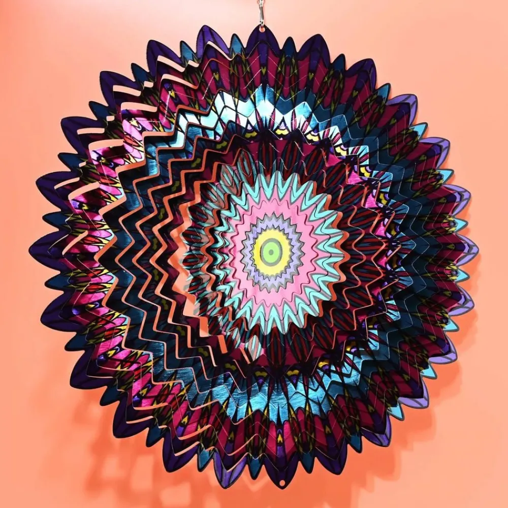 Discount Robetoy AB Wind Spinner i Metal Påfugl Lyserød