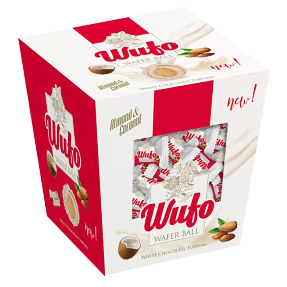 ERT Godis AB Wufo Wafer Ball Cream Almond - Slik|Kolonial