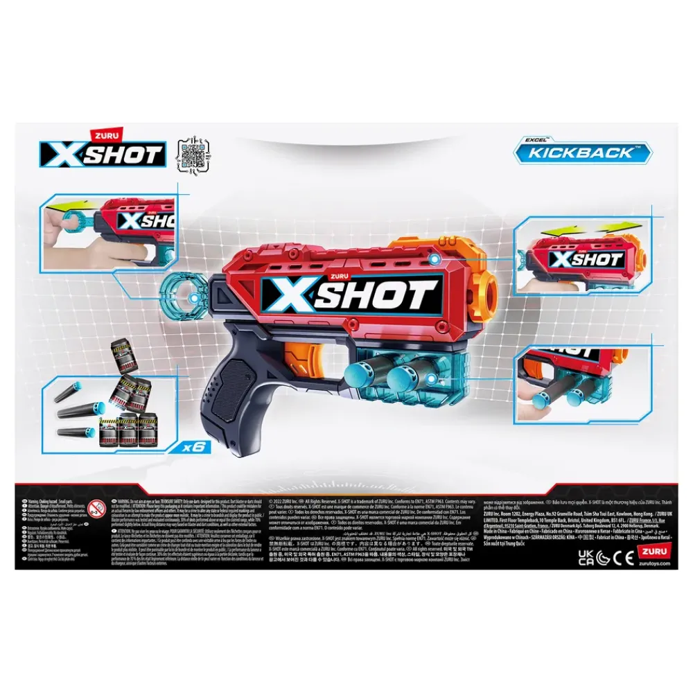 ZURU X-Shot Excel Kickback - Tilbehør|Spil & Leg