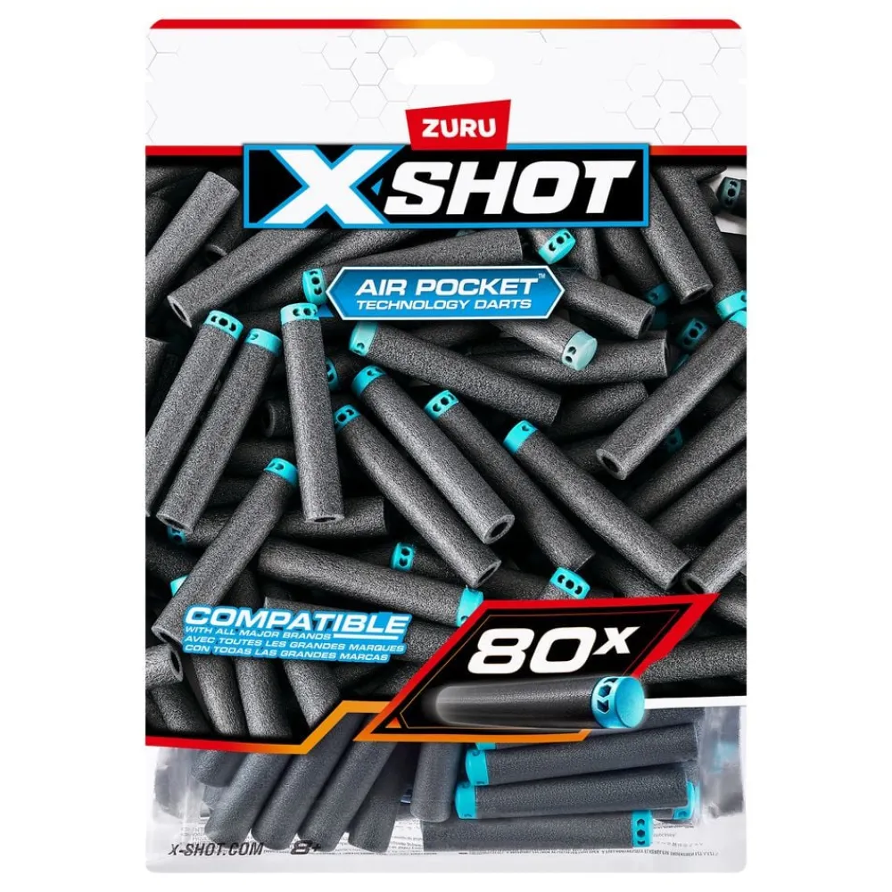 ZURU X-Shot Excel Refillpakke med Pile - Tilbehør|Spil & Leg