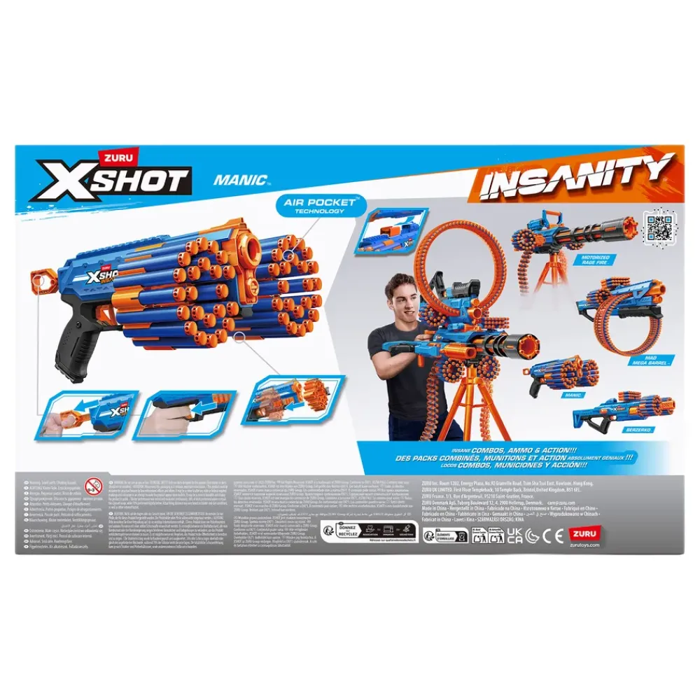 Discount ZURU X-Shot Insanity Manic Blaster