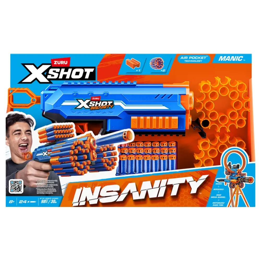 Discount ZURU X-Shot Insanity Manic Blaster