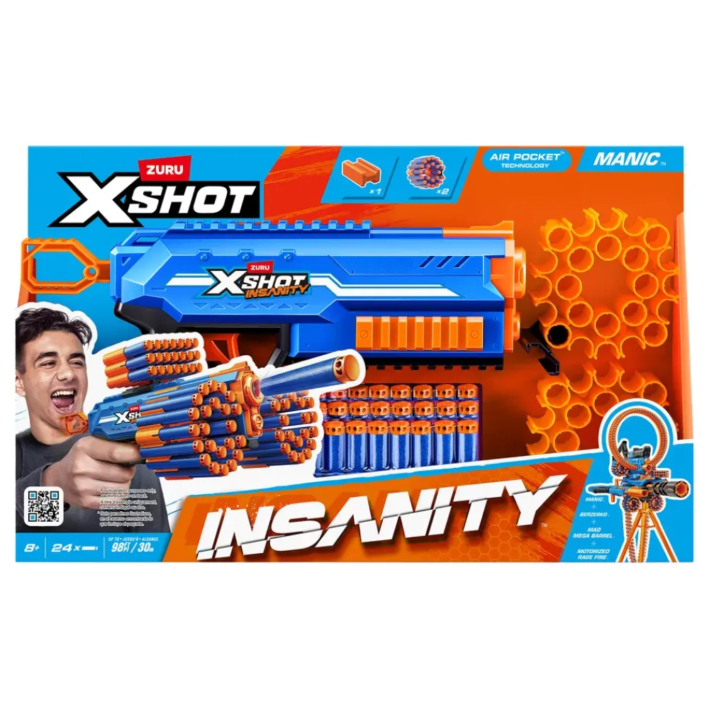 Discount ZURU X-Shot Insanity Manic Blaster