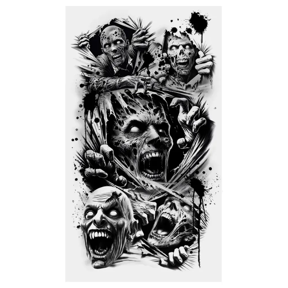 Discount Fiestas Guirca, S.L Zombie Tatovering